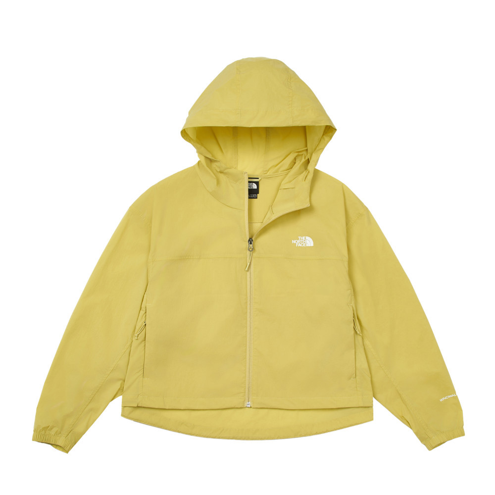 The North Face北面女款卡其色DWR防潑水防風外套｜8C120UO