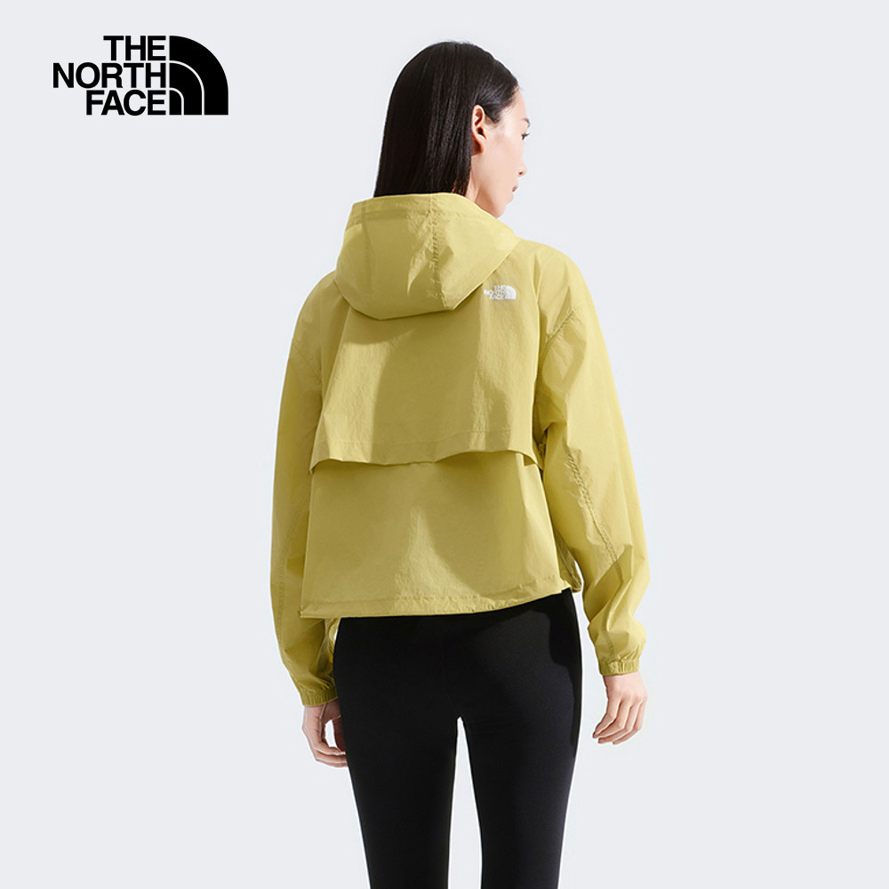 The North Face北面女款卡其色DWR防潑水防風外套｜8C120UO
