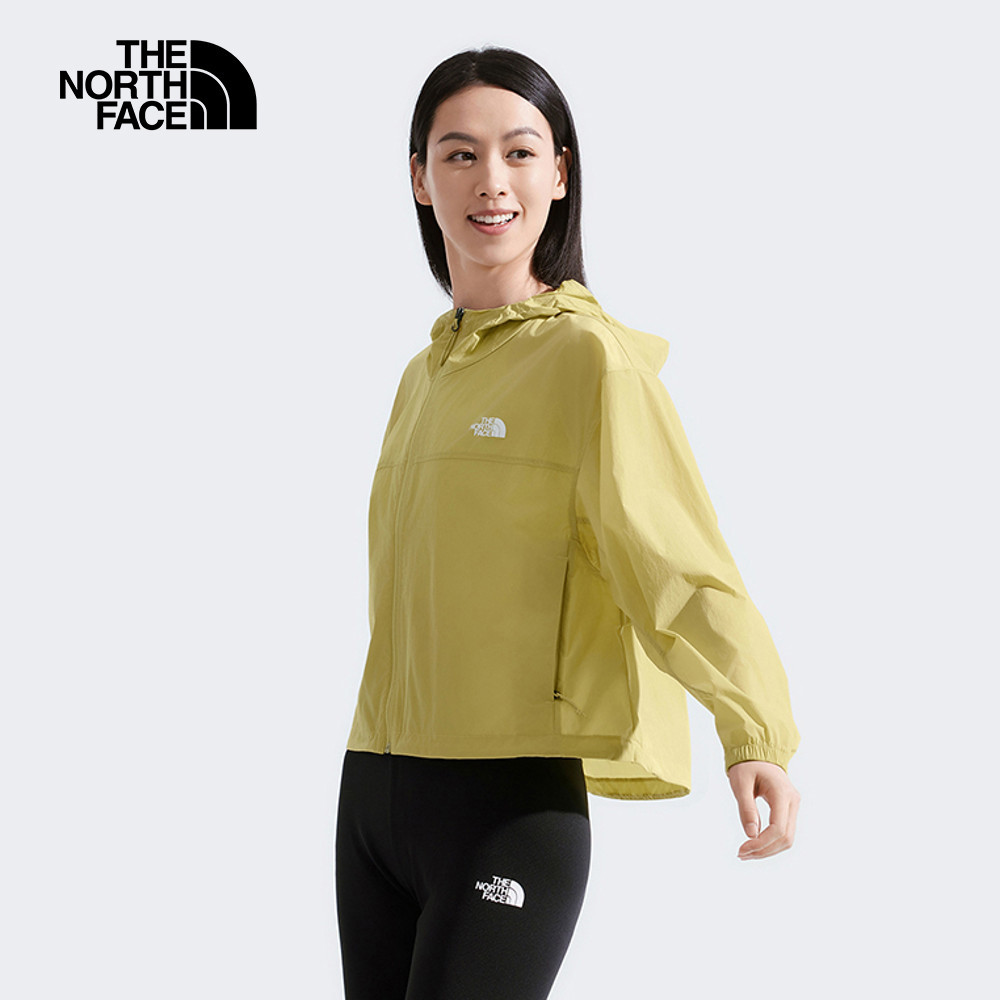 The North Face北面女款卡其色DWR防潑水防風外套｜8C120UO