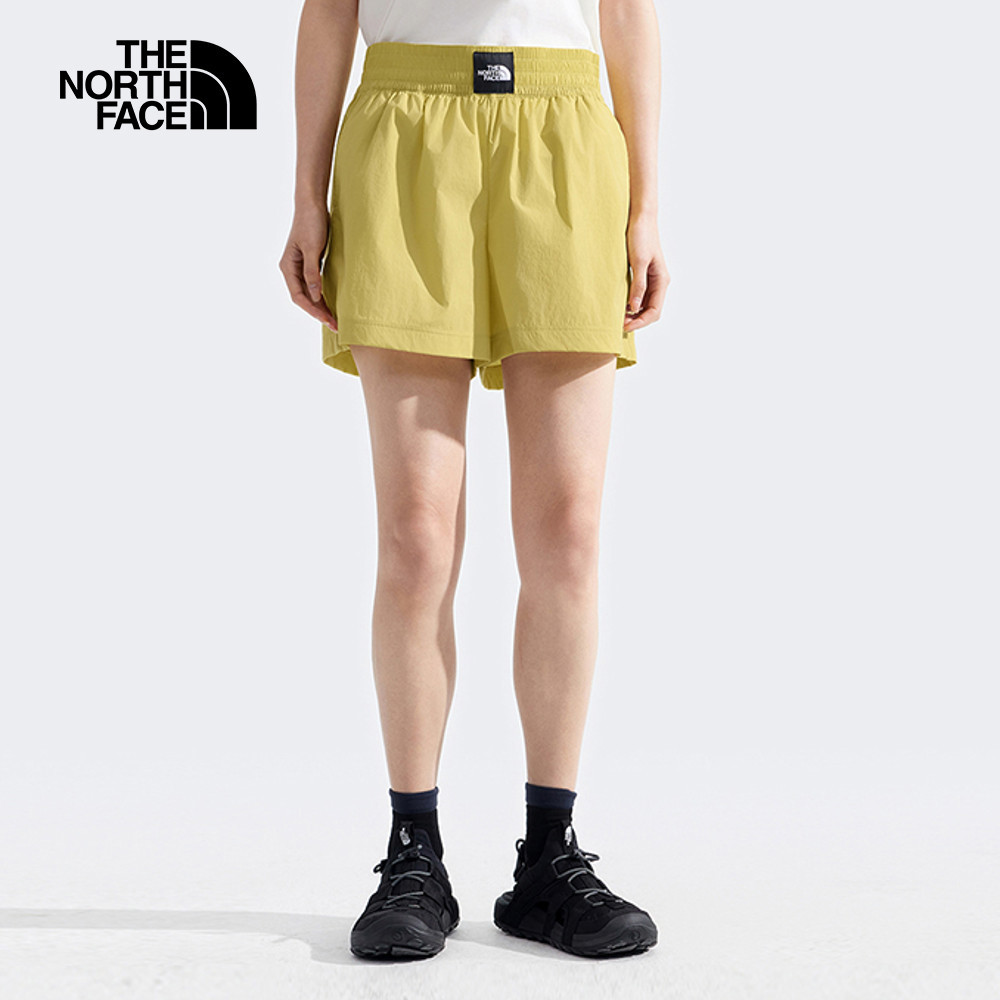 The North Face北面女款卡其色DWR防潑水短褲｜8C5A0UO