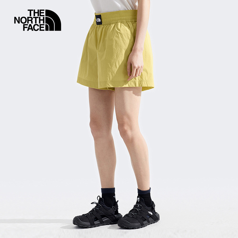 The North Face北面女款卡其色DWR防潑水短褲｜8C5A0UO