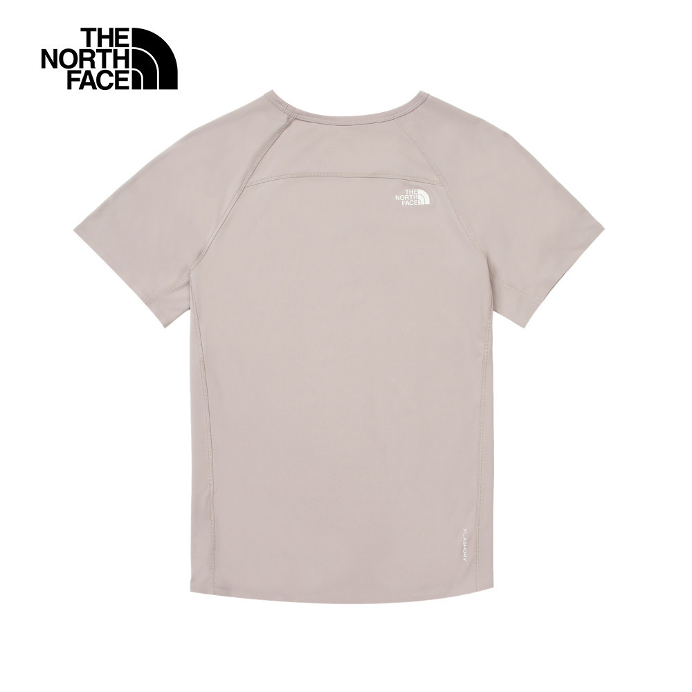 The North Face北面女款灰色UPF防曬短袖T恤｜8CYY1OA