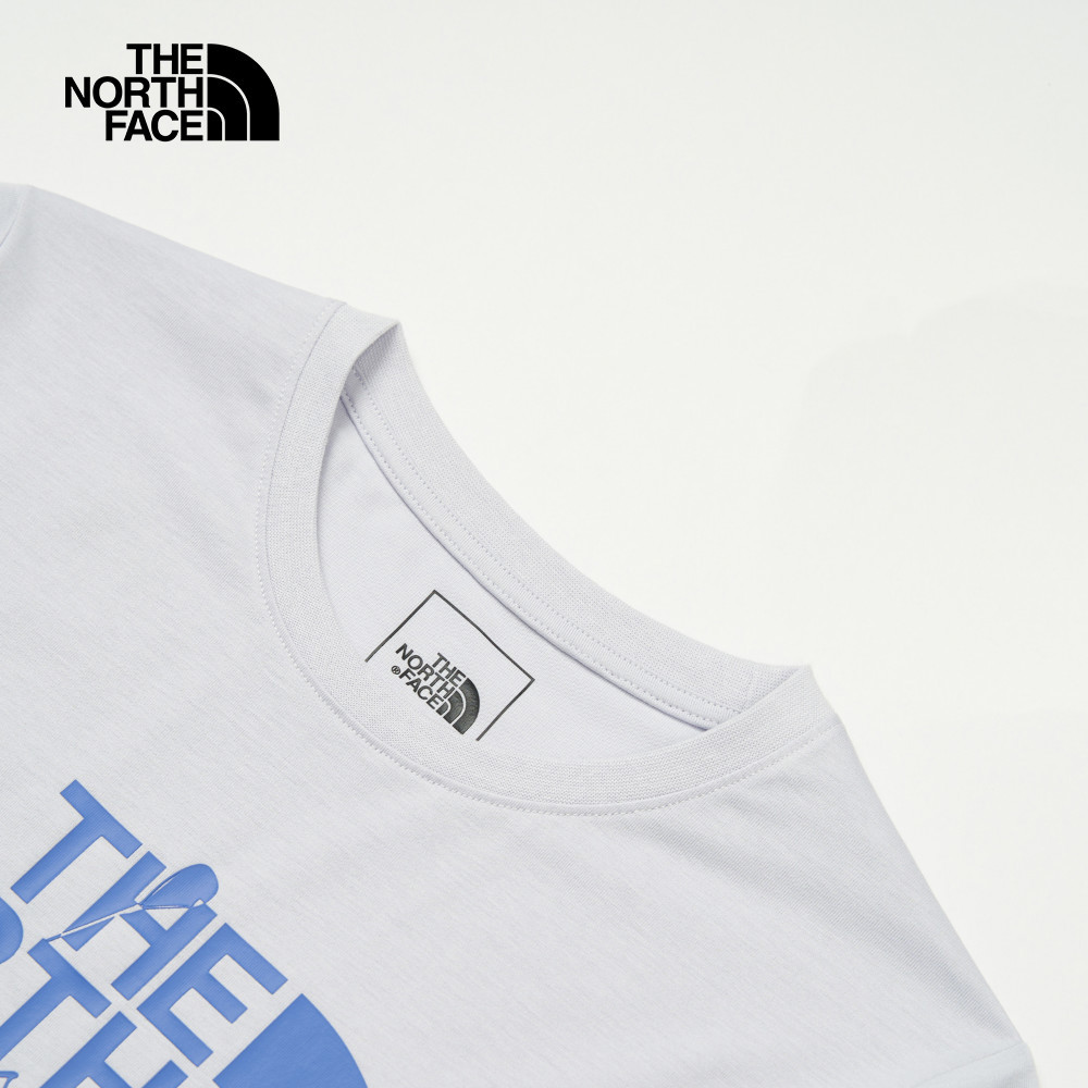 The North Face北面女款灰色吸濕排汗短袖T恤｜8D7P0TI