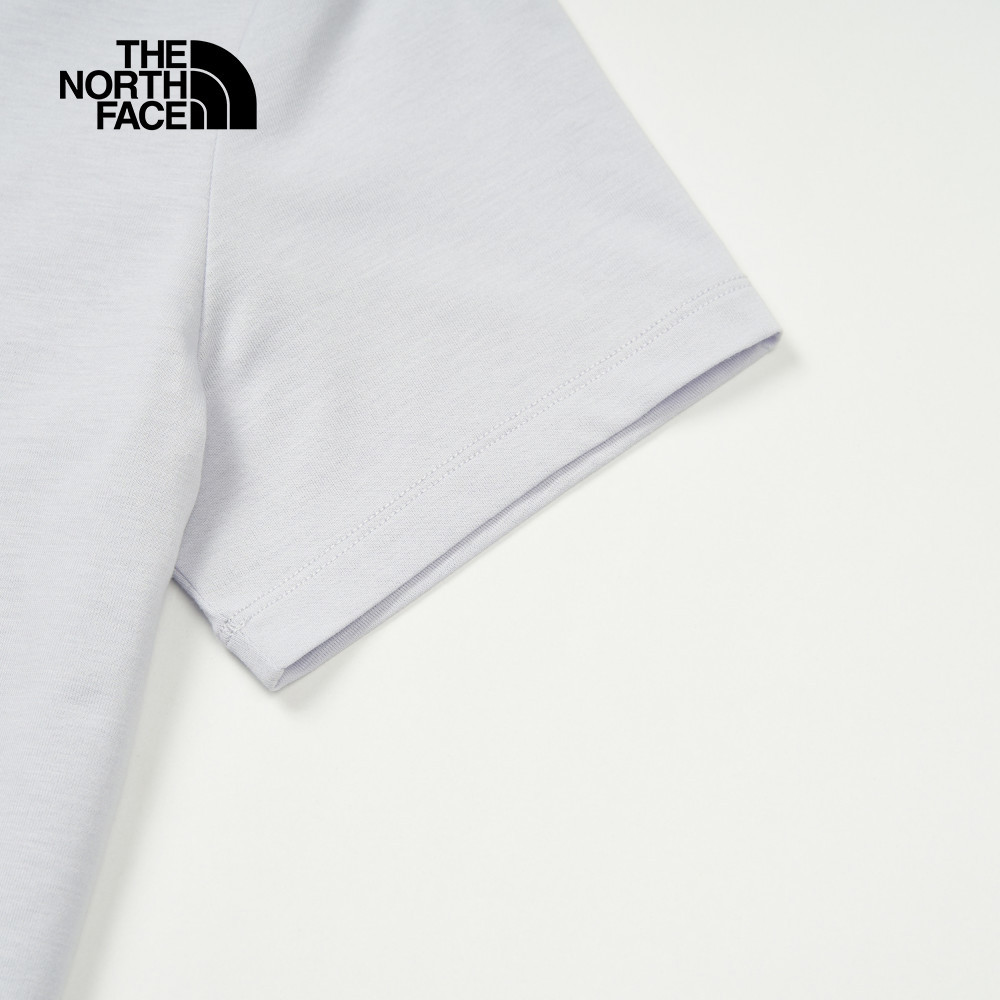 The North Face北面女款灰色吸濕排汗短袖T恤｜8D7P0TI