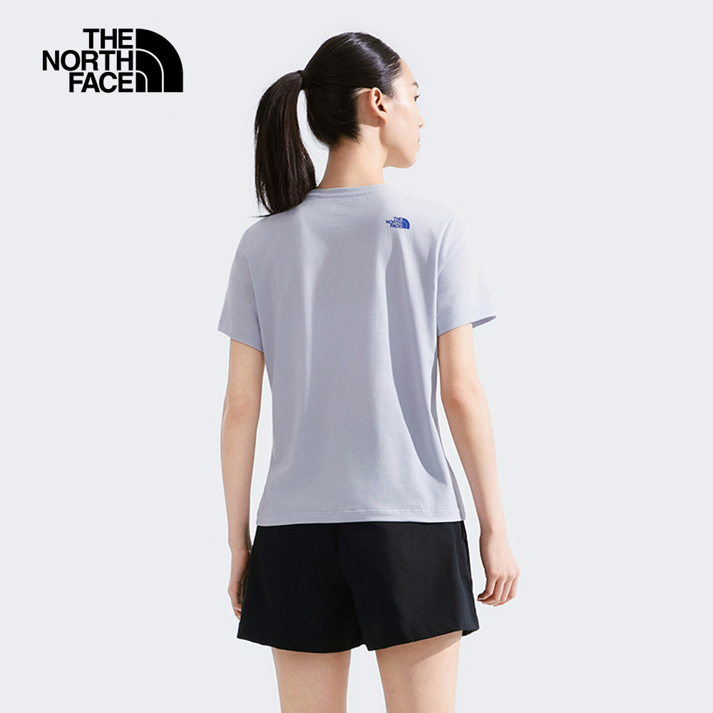 The North Face北面女款灰色吸濕排汗短袖T恤｜8D7P0TI