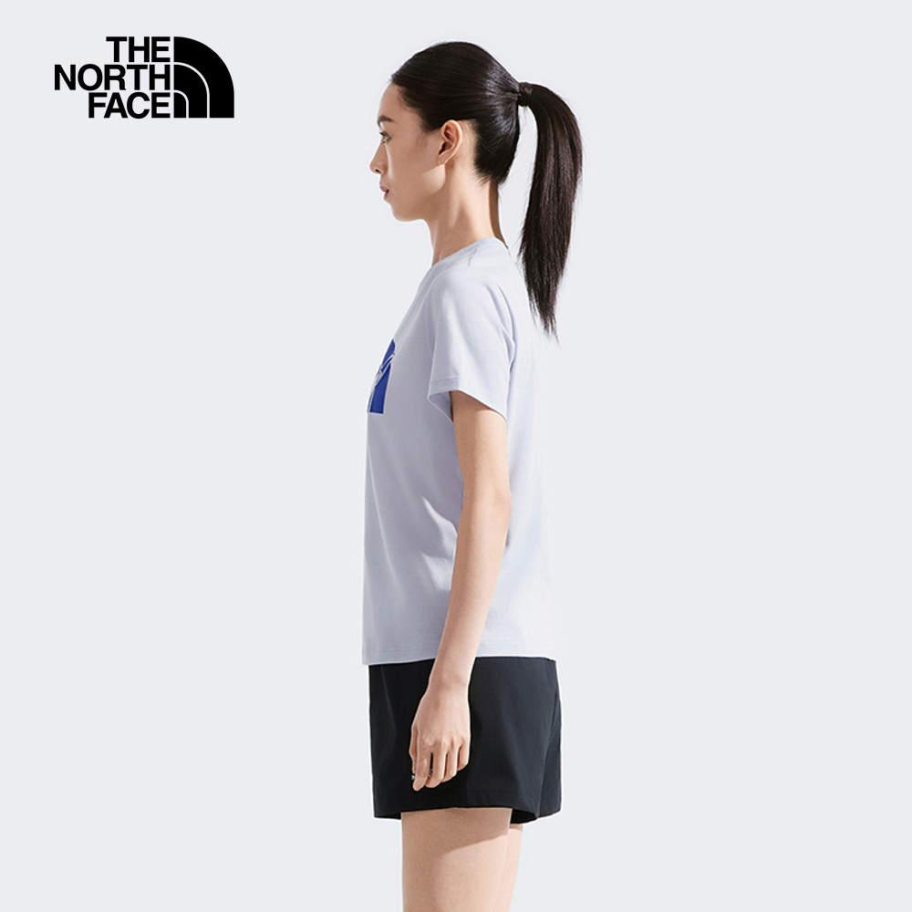 The North Face北面女款灰色吸濕排汗短袖T恤｜8D7P0TI