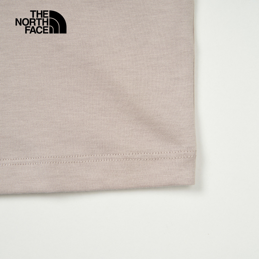 The North Face北面女款灰色純棉短袖T恤｜8DCD1OA