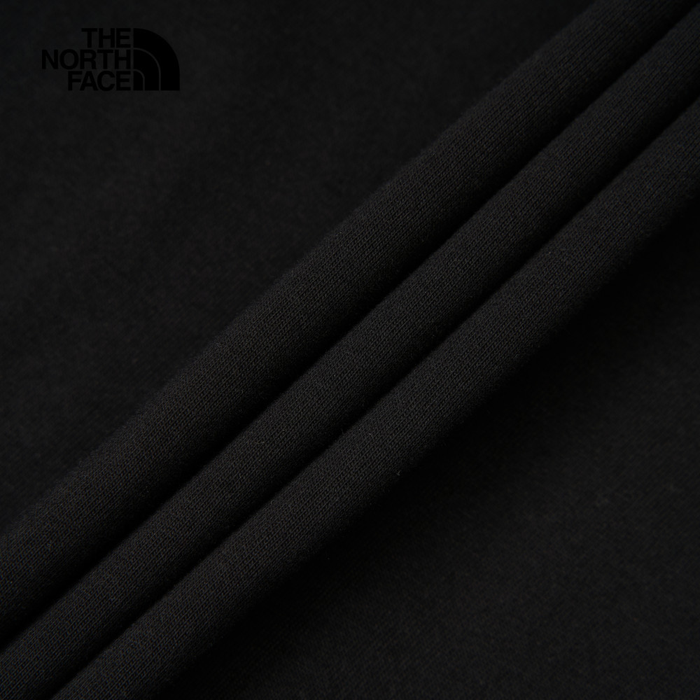 The North Face北面女款黑色純棉短版短袖T恤｜8DCEJK3