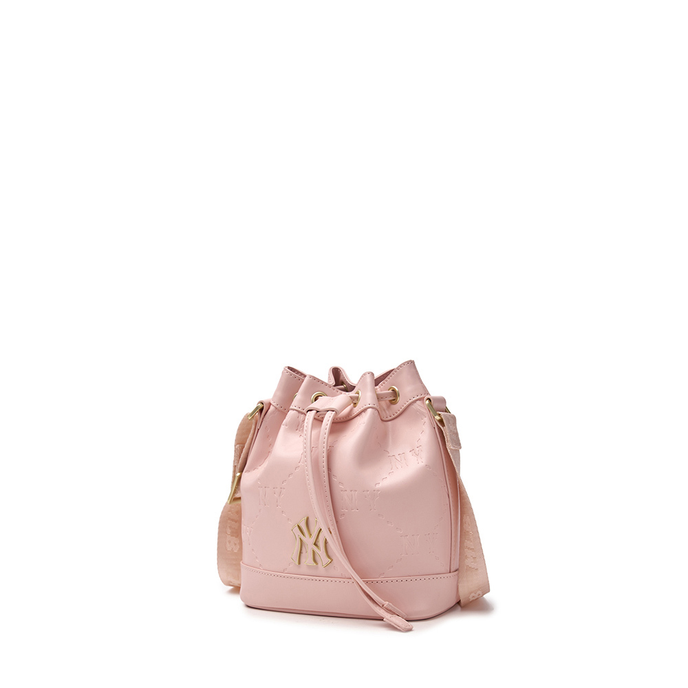 MLB KIDS 抽繩迷你水桶包 兒童包包 Monogram系列 紐約洋基隊 (7ACRMD65N-50PKM)