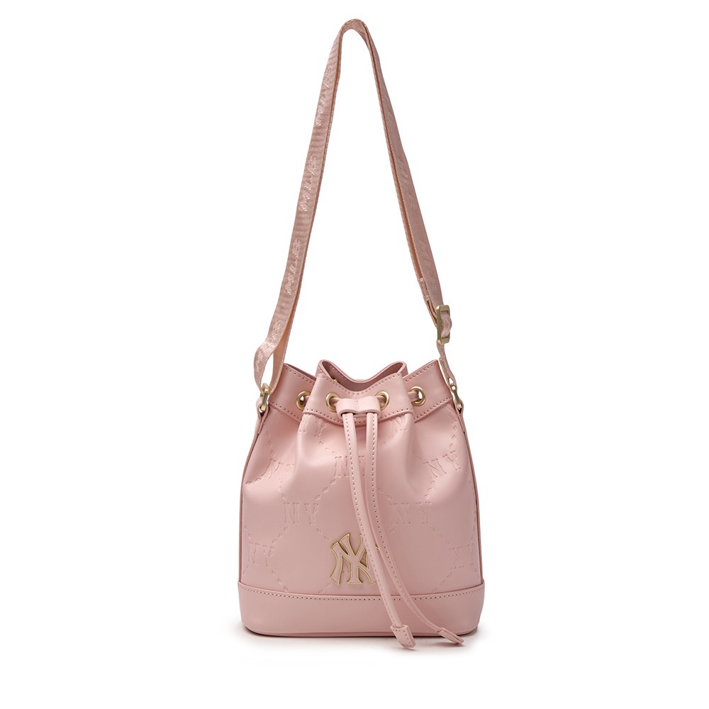 MLB KIDS 抽繩迷你水桶包 兒童包包 Monogram系列 紐約洋基隊 (7ACRMD65N-50PKM)