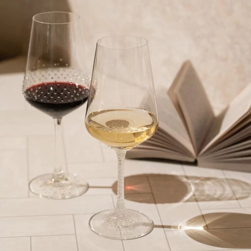 *【奧地利 GRANDI】豪華仙女座 水鑽紅酒杯 玻璃杯-2入組