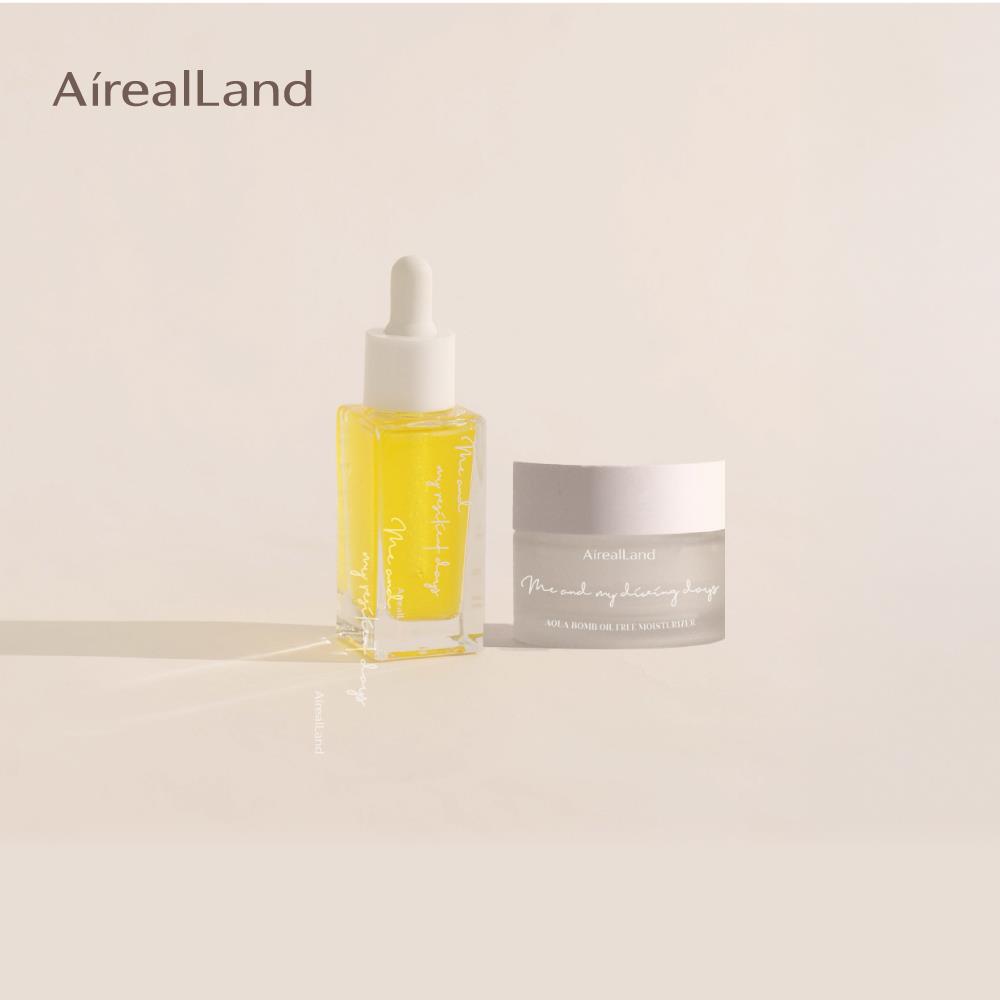 【九粒最愛】艾地苯肌曜雙導精華 30ml  +以海之名無油保濕霜 50ml