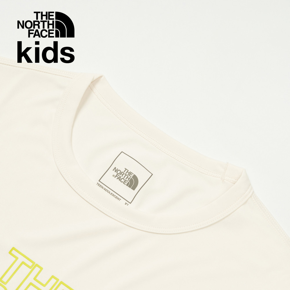 【10/27 12點限時搶購】The North Face北面兒童白色UPF防曬短袖T恤｜87ZDC42
