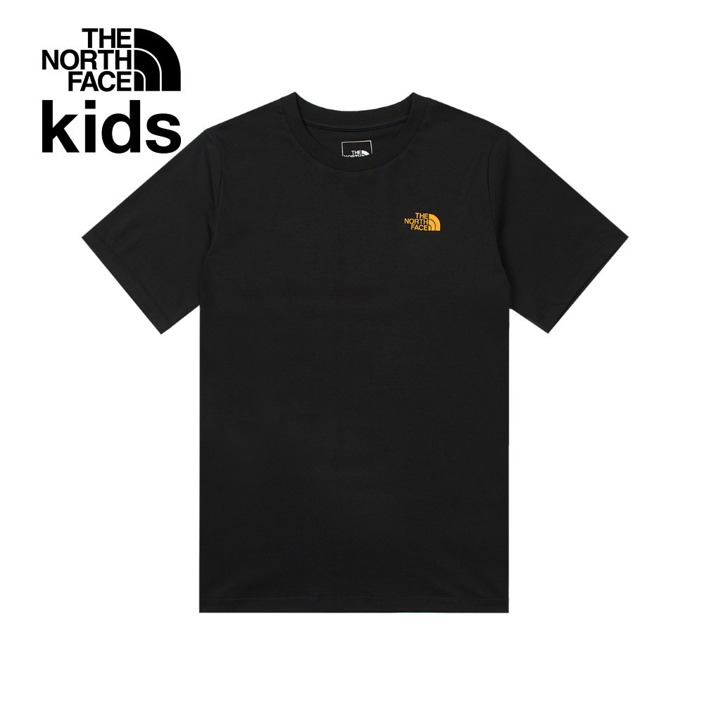 The North Face北面兒童黑色吸濕排汗短袖T恤｜8DCVJK3