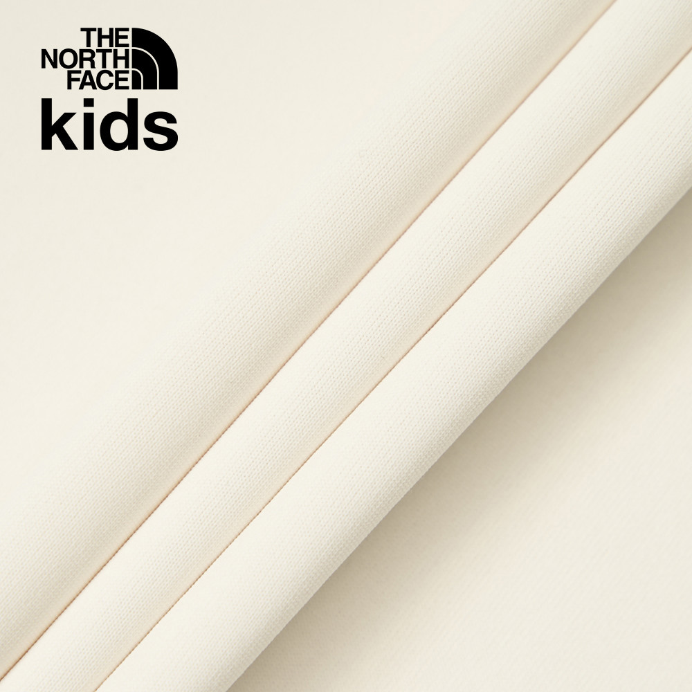The North Face北面兒童米白色吸濕排汗短袖T恤｜8DD1QLI