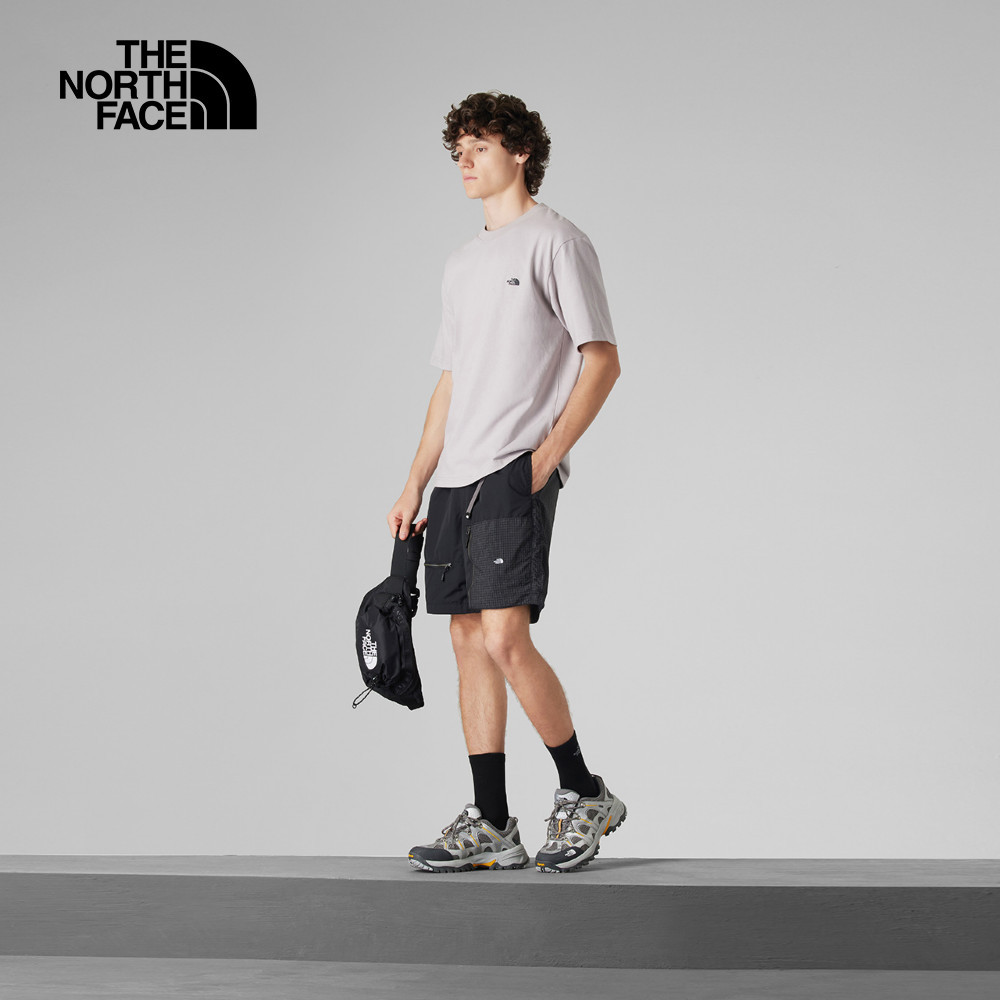 UE男款灰色純棉大尺寸印花短袖T恤｜8C6R1OA