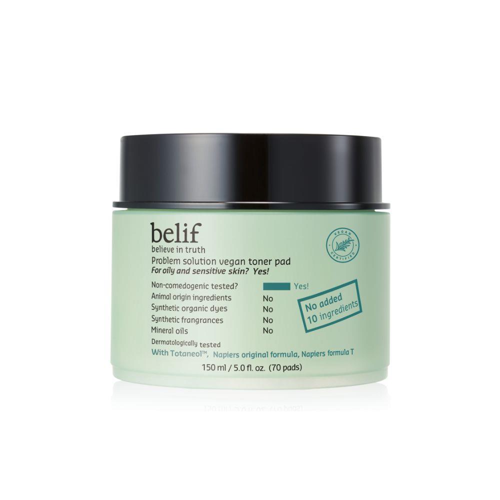 【belif】茶樹淨膚爽膚棉 70pcs/150ml