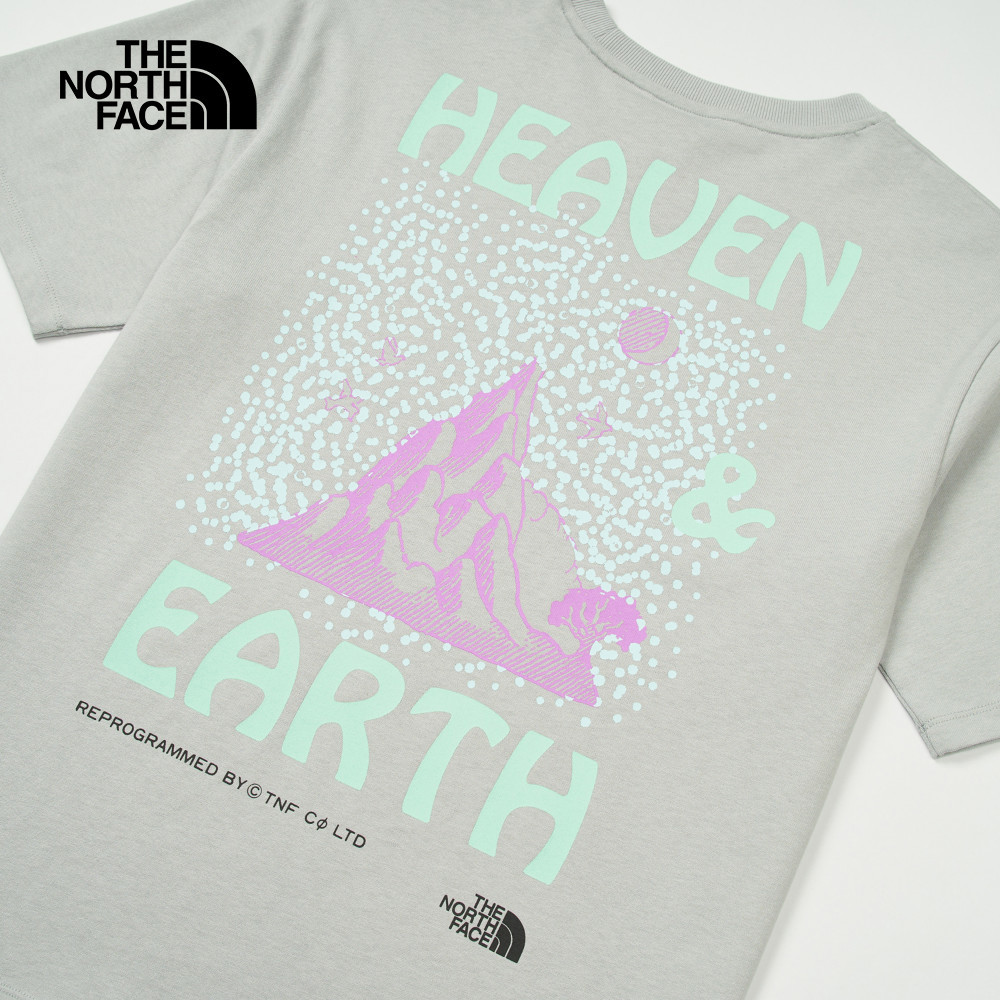 UE男款灰色純棉短袖T恤｜8CKKA0M