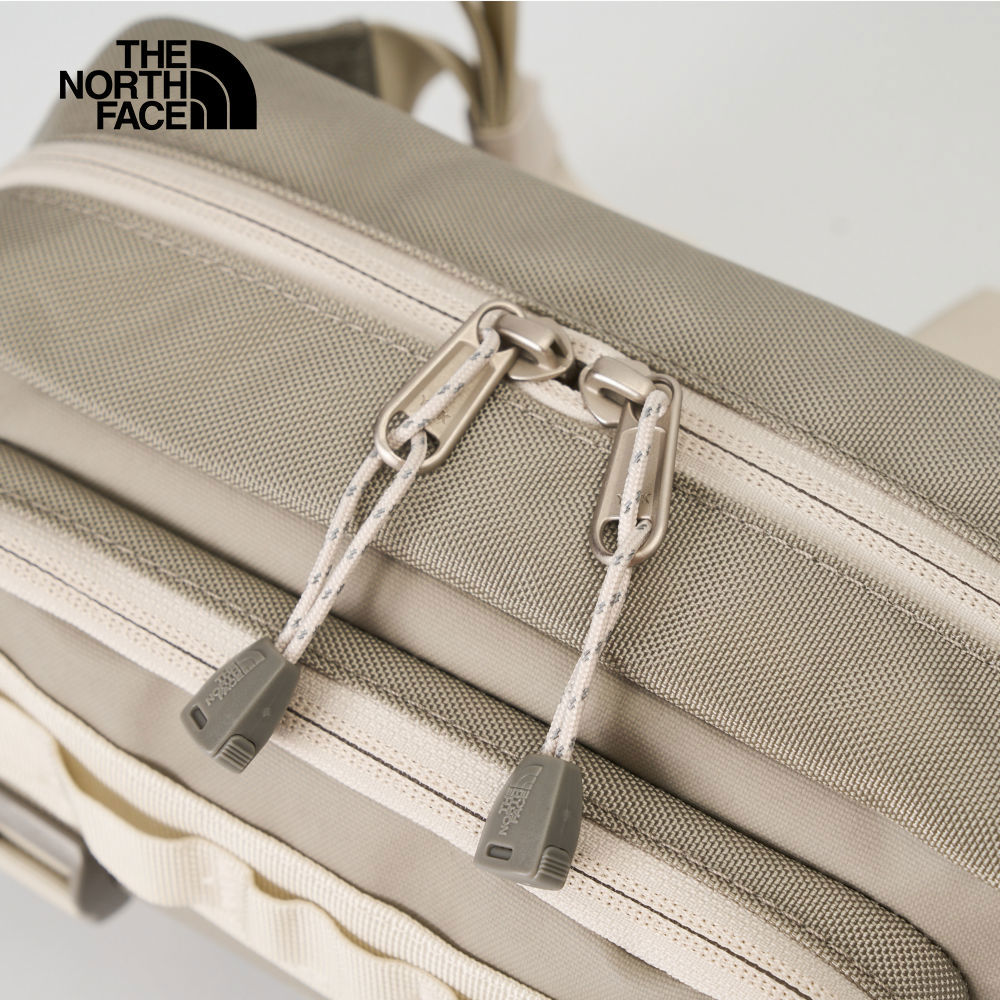 The North Face北面男女款棕色DWR防潑水大容量休閒腰包｜8BK5BI3