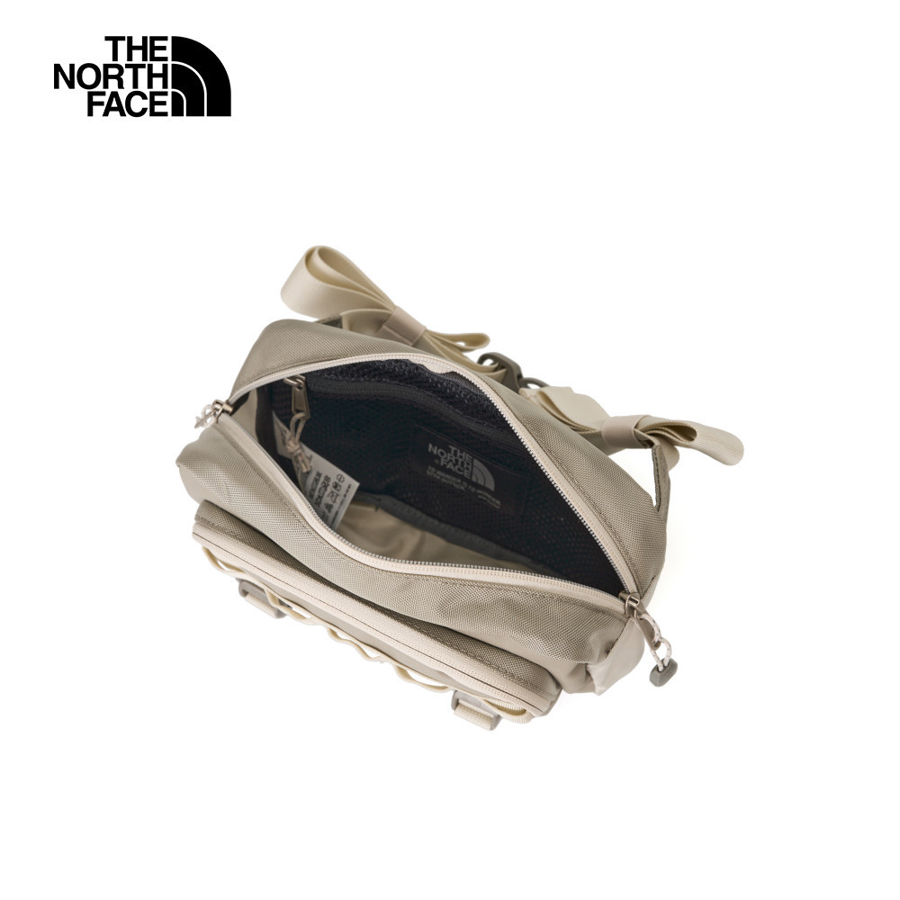 The North Face北面男女款棕色DWR防潑水大容量休閒腰包｜8BK5BI3