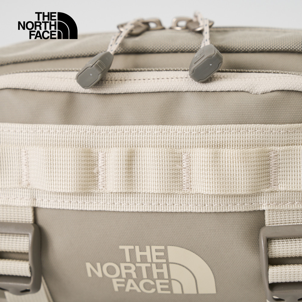 The North Face北面男女款棕色DWR防潑水大容量休閒腰包｜8BK5BI3