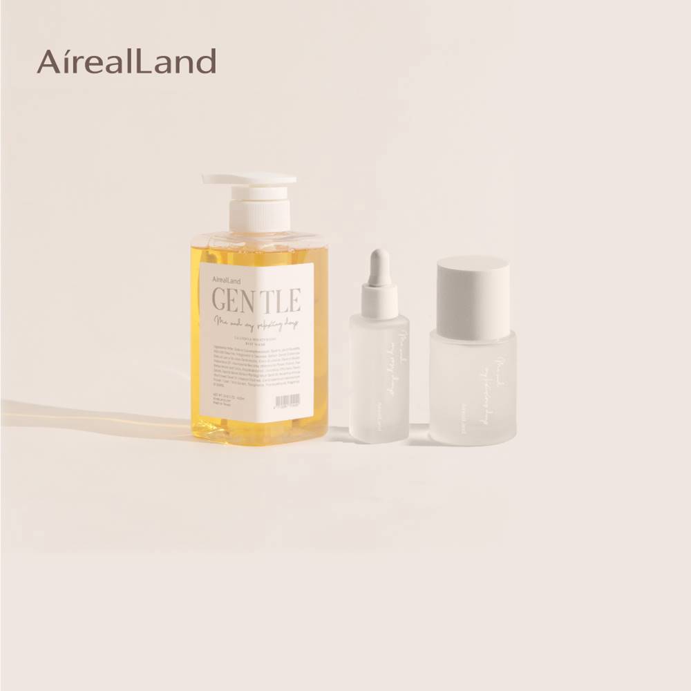 【全身柔嫩零死角】 金盞花植萃沐浴露 410mL+琉光柔韌身體精華油 60mL+唇白無瑕私密緊緻油 30mL