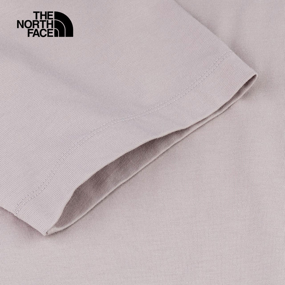 The North Face北面男女款灰色純棉舒適短袖T恤｜8GZ81OA