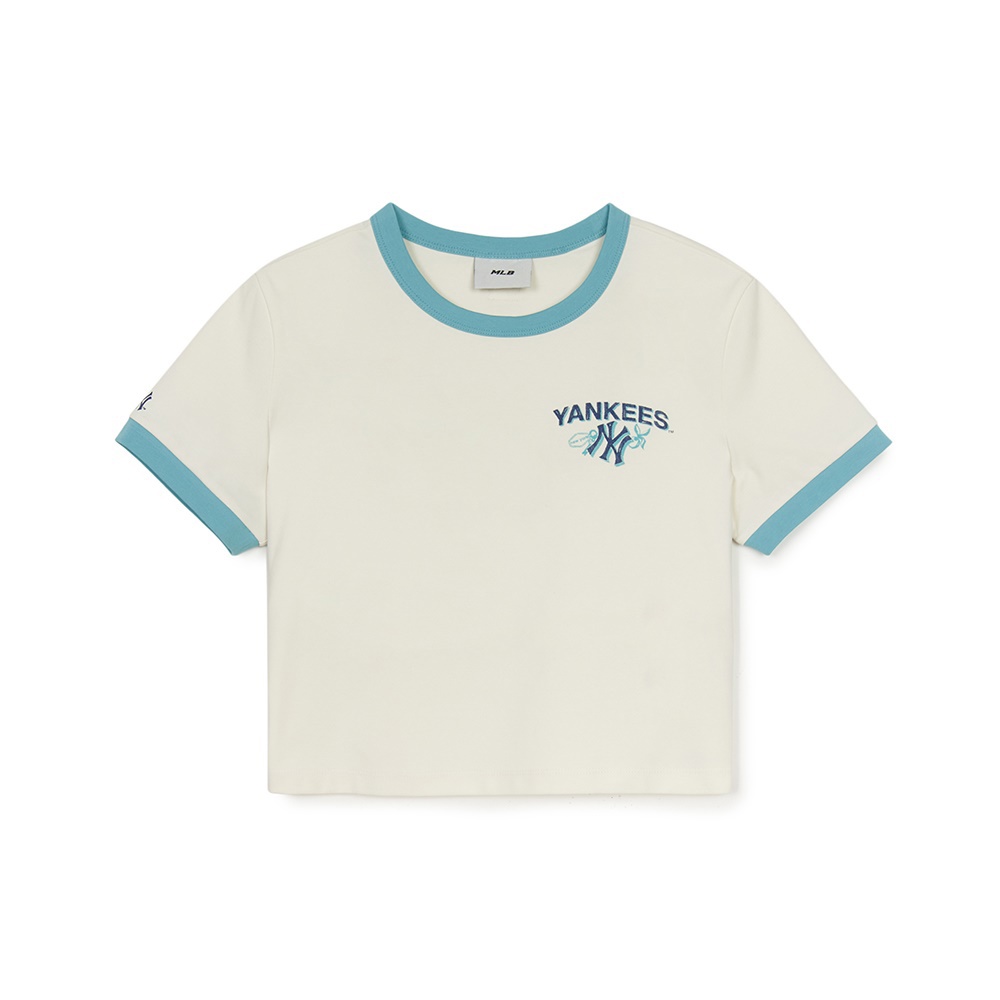 MLB 速乾女版短袖T恤  紐約洋基隊 (3FTSA0353-50CRS)