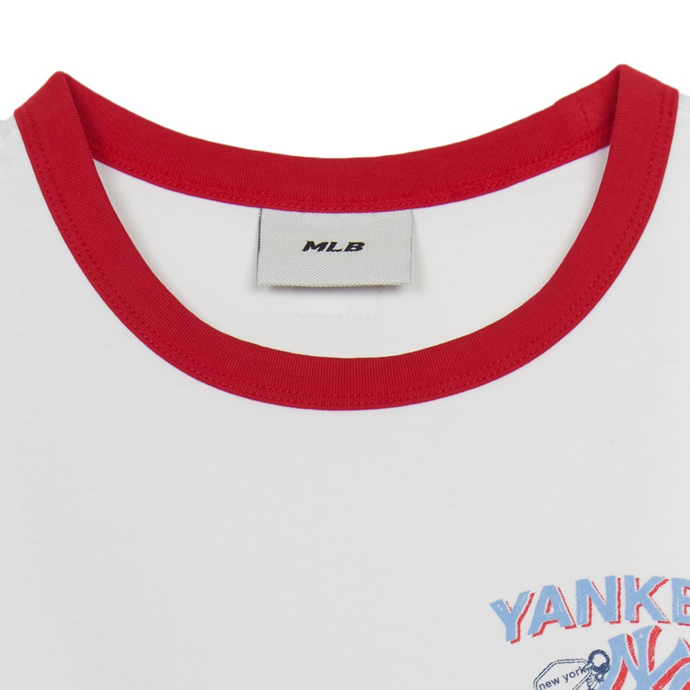 MLB 速乾女版短袖T恤 紐約洋基隊 (3FTSA0353-50WHS)