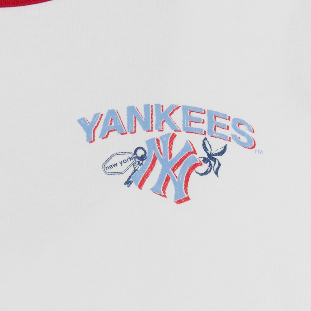 MLB 速乾女版短袖T恤 紐約洋基隊 (3FTSA0353-50WHS)