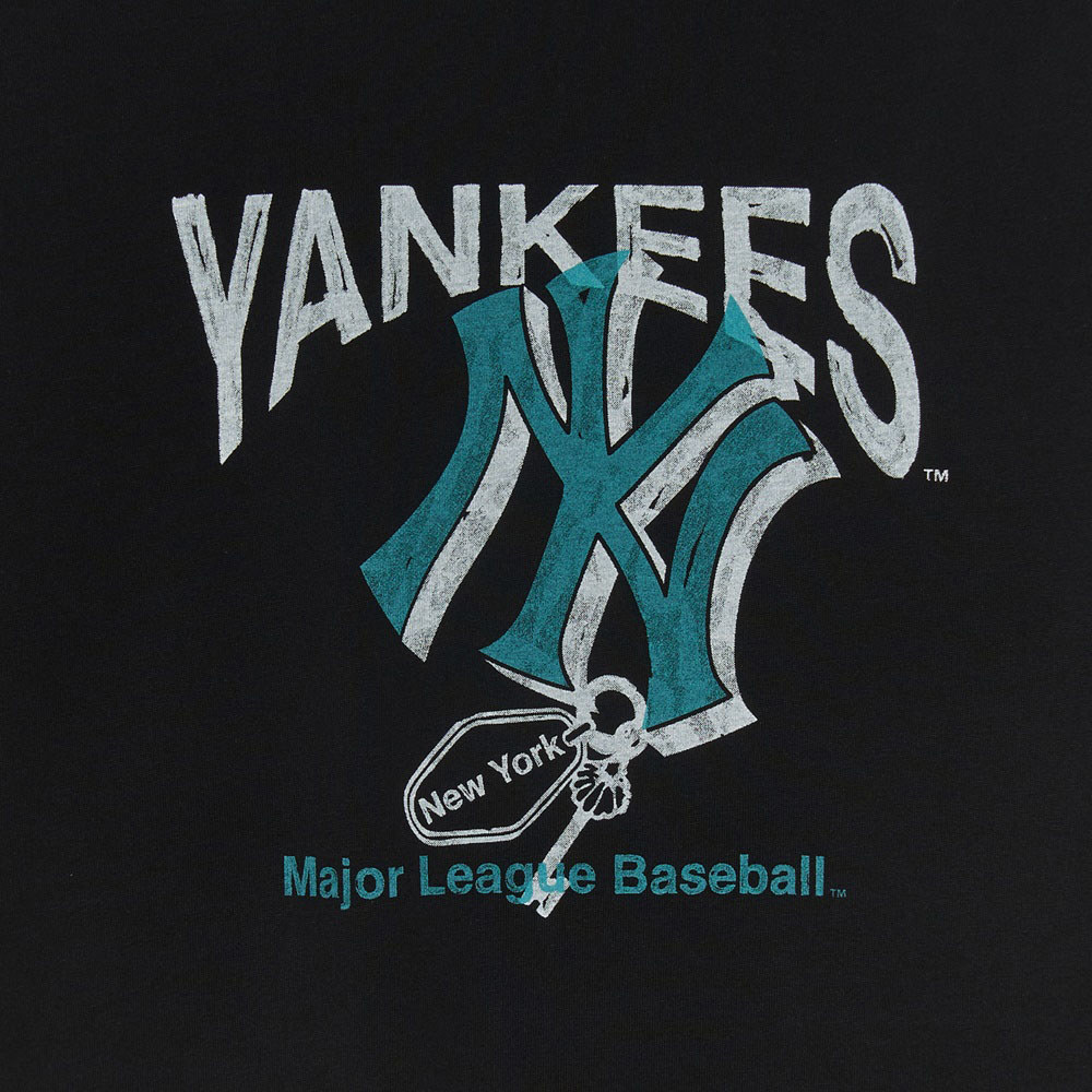 MLB 速乾女版短袖T恤  紐約洋基隊 (3FTSA0253-50BKS)