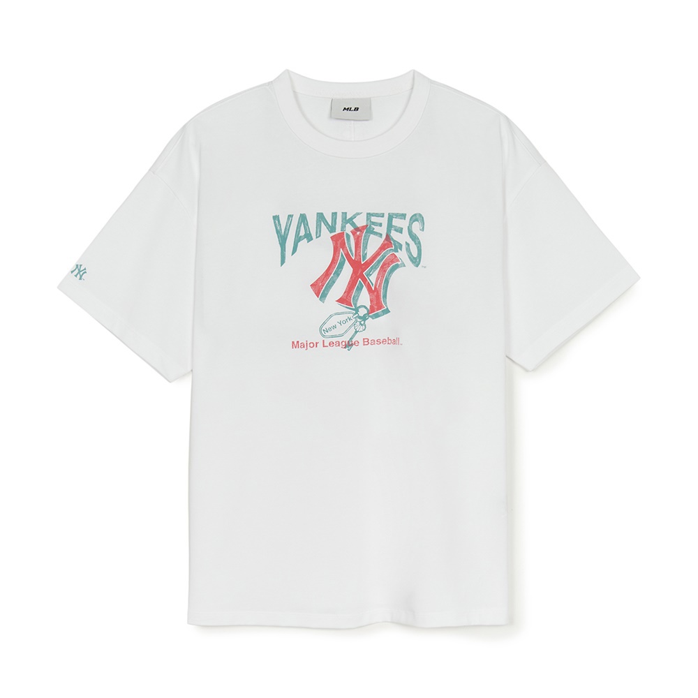 MLB 速乾女版短袖T恤 紐約洋基隊 (3FTSA0253-50WHS)