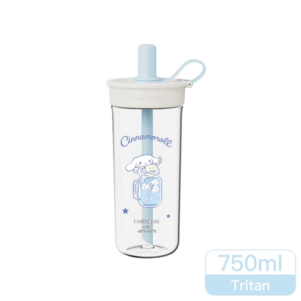 樂扣樂扣嚼對FUN飲吸管杯750ml/大耳狗喜拿(ABF896WHT-SANRIO)