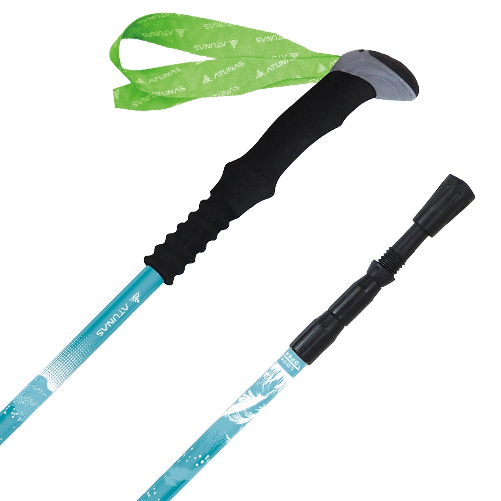 【單支入】直把鋁合金三節旋轉避震登山杖(A1WSGZ05N草嶺古道/登山/健行/避震登山杖/新手入門/旋轉固定)