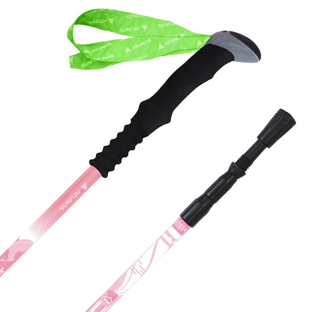 【單支入】直把鋁合金三節旋轉避震登山杖(A1WSGZ05N阿里山/登山/健行/避震登山杖/新手入門/旋轉固定)