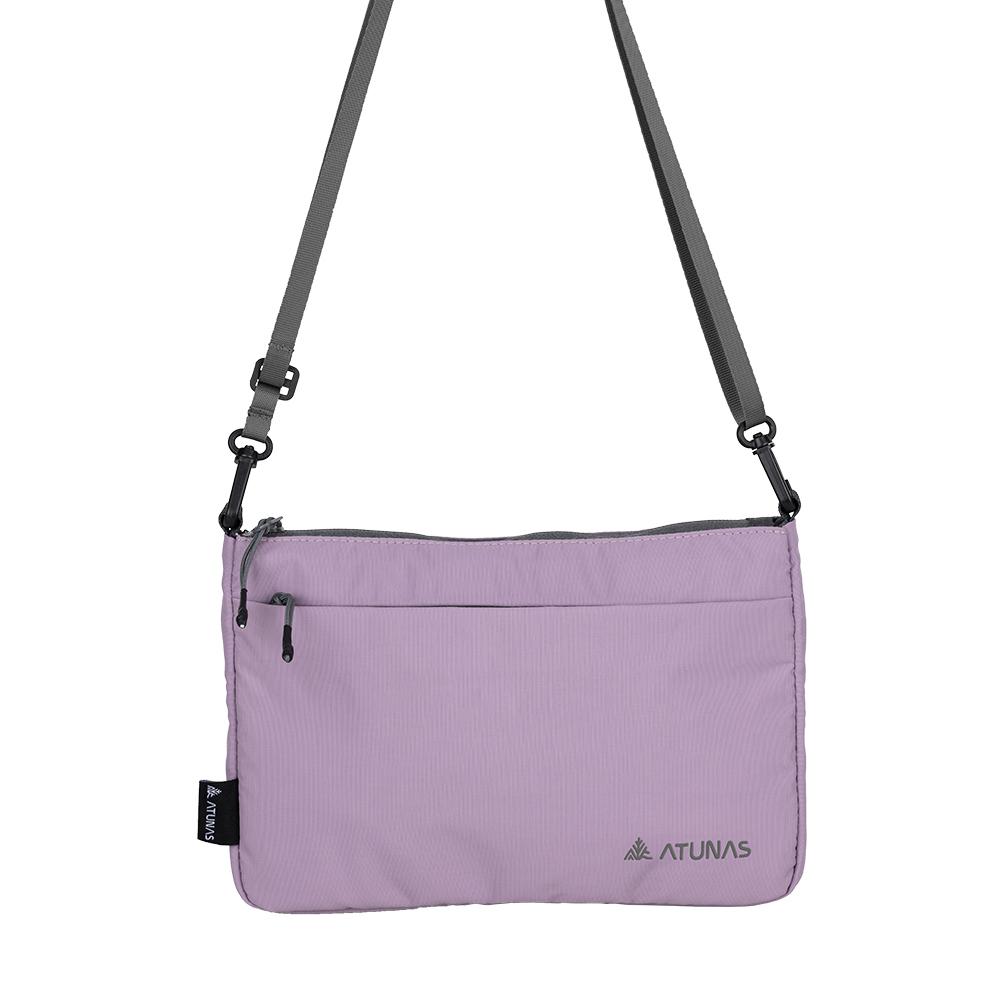 多夾層胸前包(A1BPGZ01紫/休閒包/斜背包)