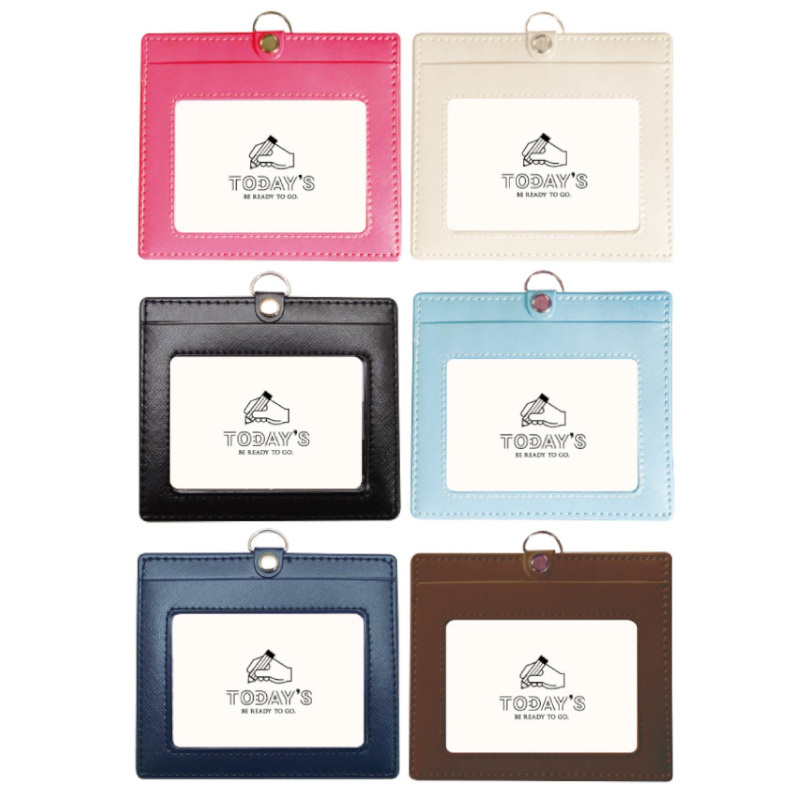 簡單生活 精緻縫線識別套(橫式)-粉紅/黑色/深藍/白色/淺藍/咖啡