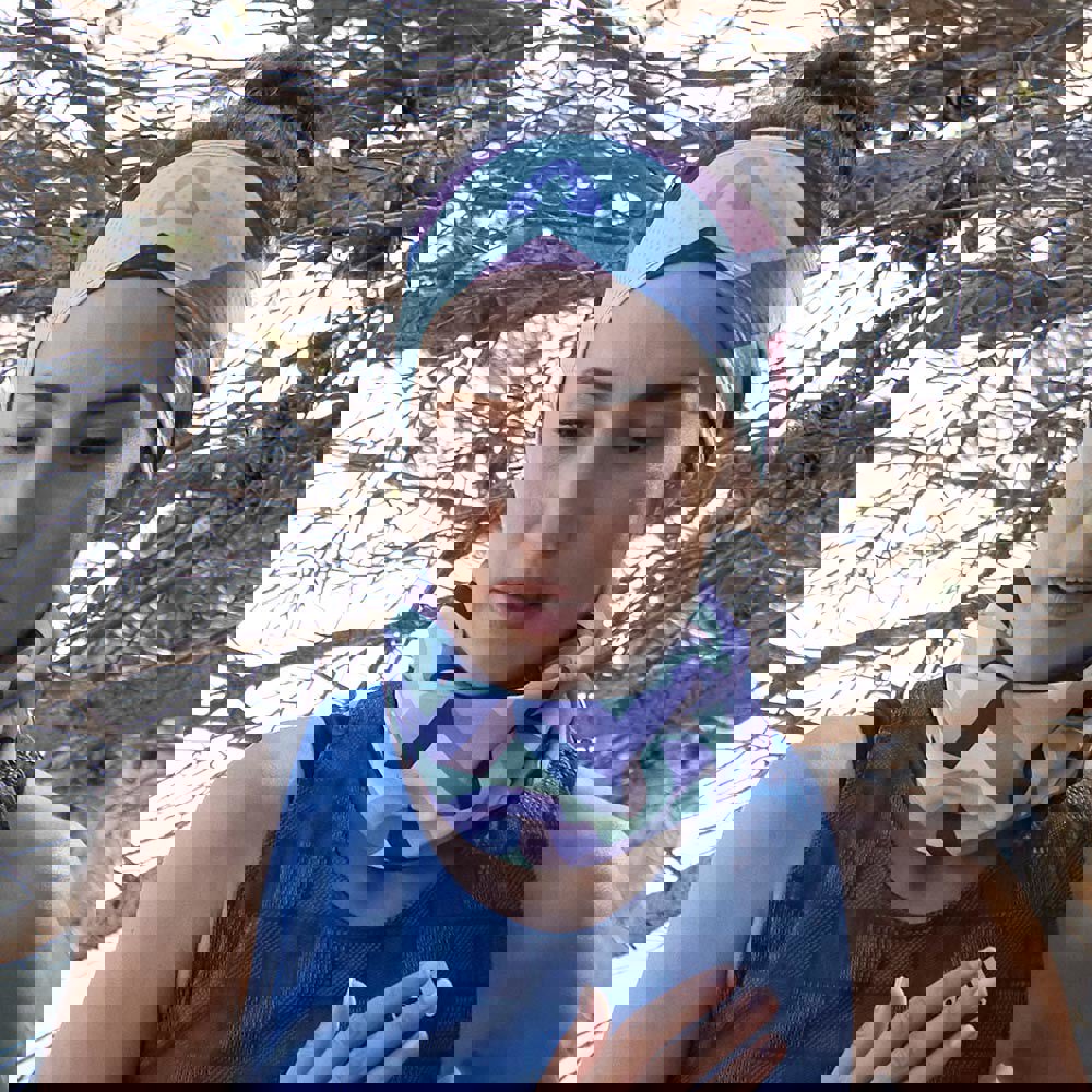 【PAC 德國】經典抗UV快乾頭巾(PAC8890313普普風格/透氣頭巾/抗臭頭巾/快乾頭巾/涼感頭巾)