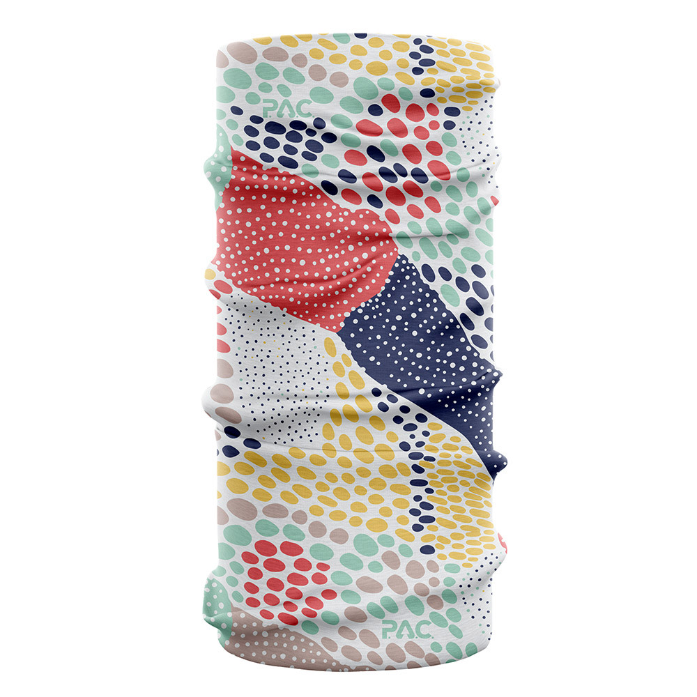 【PAC 德國】經典抗UV快乾頭巾(PAC8890316趣味拼貼/透氣頭巾/抗臭頭巾/快乾頭巾/涼感頭巾)