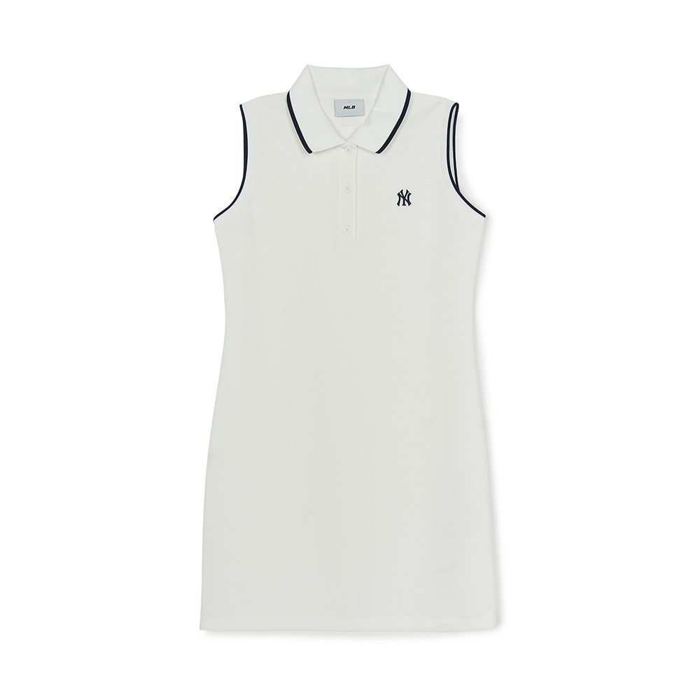 MLB連身裙 洋裝 長版上衣 Varsity系列 紐約洋基隊 (3FOPV0353-50IVS)