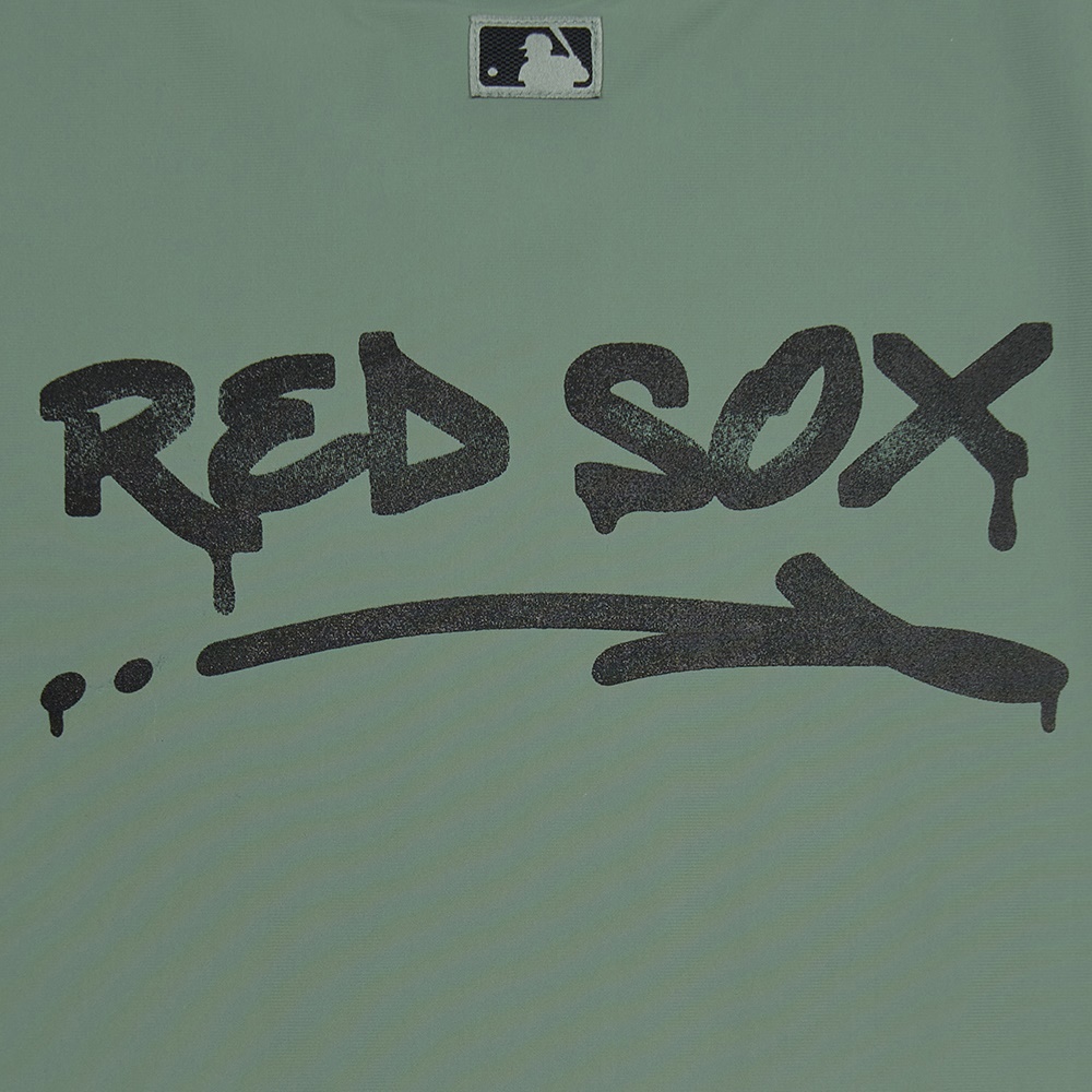 MLB KIDS 運動套裝 短袖T恤+短褲 童裝 波士頓紅襪隊 (7AS1B0153-43KAM)