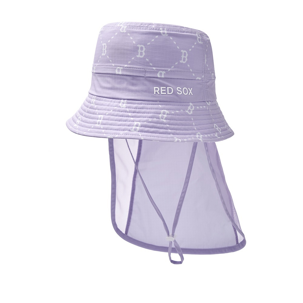 MLB KIDS 漁夫帽 童帽 Monogram系列 波士頓紅襪隊 (7AHTRM153-43LDL)