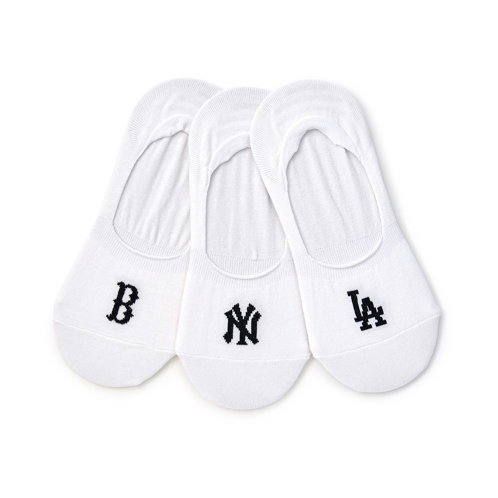 MLB 腳踝襪三入組 道奇 紅襪 洋基隊 (3ASOFB15N-00WHS)