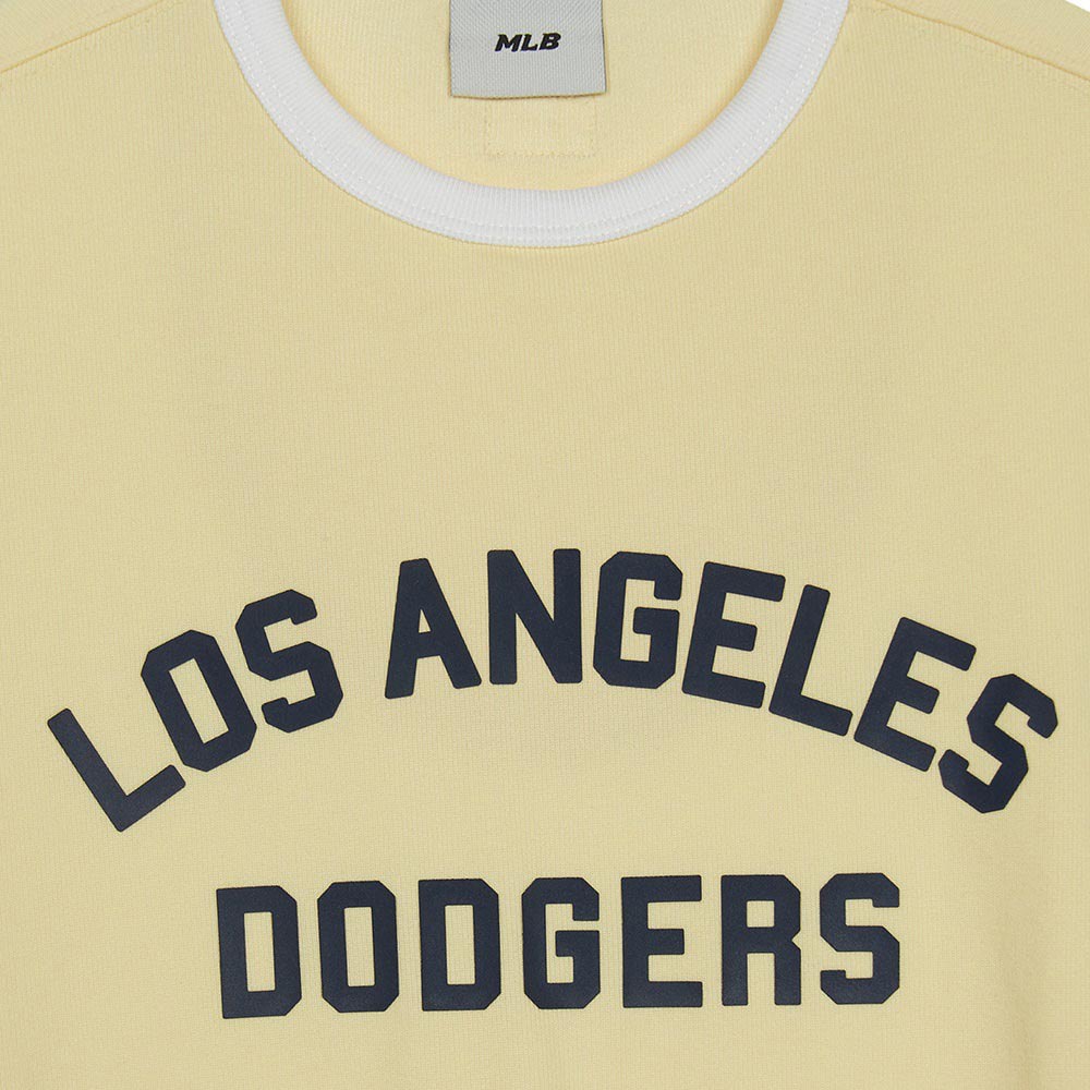 MLB KIDS 連身裙 洋裝 童裝 Varsity系列 洛杉磯道奇隊 (7FOPV0353-07YEL)