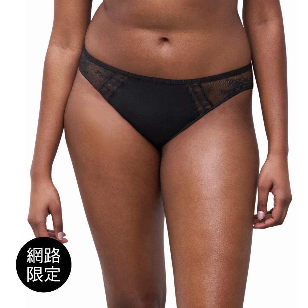 網路獨賣【Chantelle Pulp】三角內褲>XS-M>黑色(22NA0_011)【Poison】