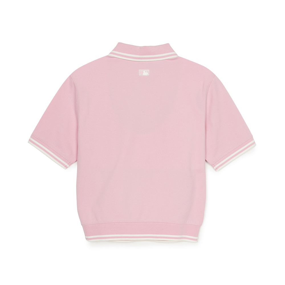 MLB 女版抗UV短袖Polo衫 波士頓紅襪隊 (3FPQB0253-43PKM)