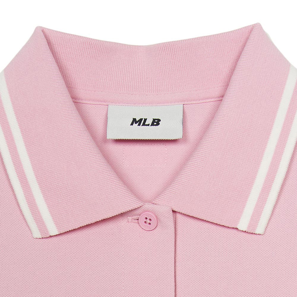 MLB 女版抗UV短袖Polo衫 波士頓紅襪隊 (3FPQB0253-43PKM)