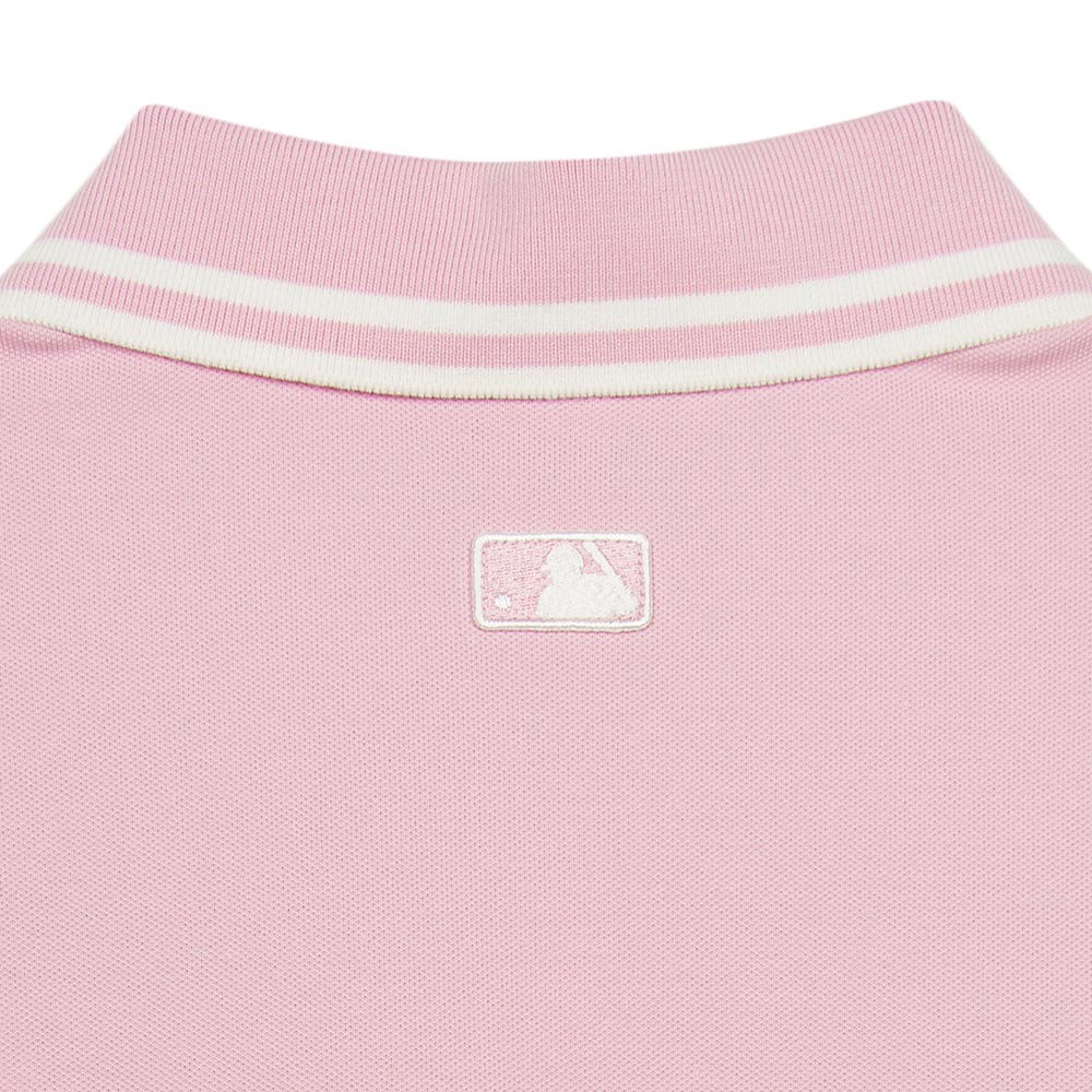 MLB 女版抗UV短袖Polo衫 波士頓紅襪隊 (3FPQB0253-43PKM)