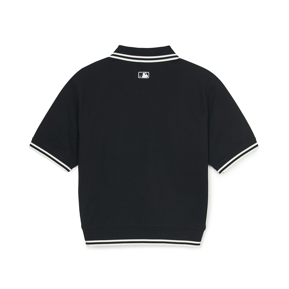 MLB 女版抗UV短袖Polo衫 紐約洋基隊 (3FPQB0253-50BKS)