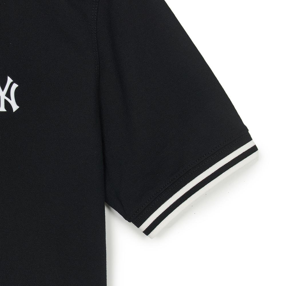 MLB 女版抗UV短袖Polo衫 紐約洋基隊 (3FPQB0253-50BKS)